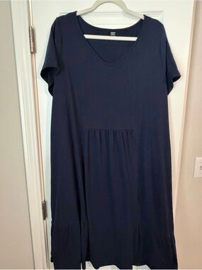 Women’s Navy Blue Midi Summer Dress